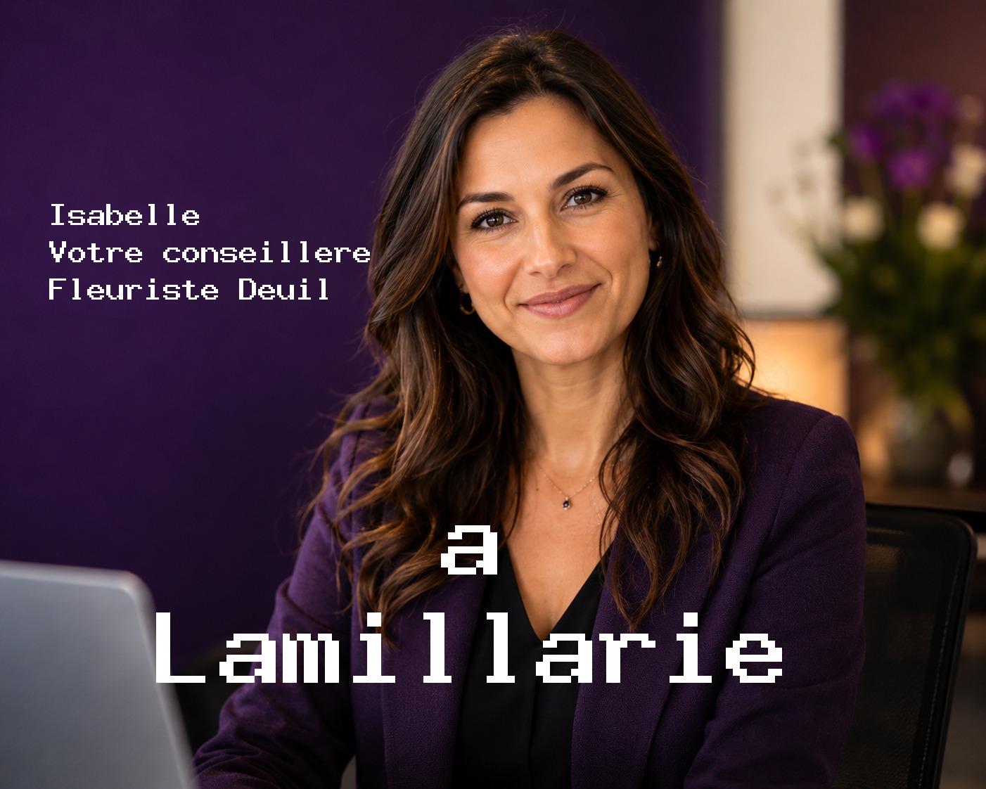 Isabelle, votre conseillère Fleuriste Deuil à Lamillarié