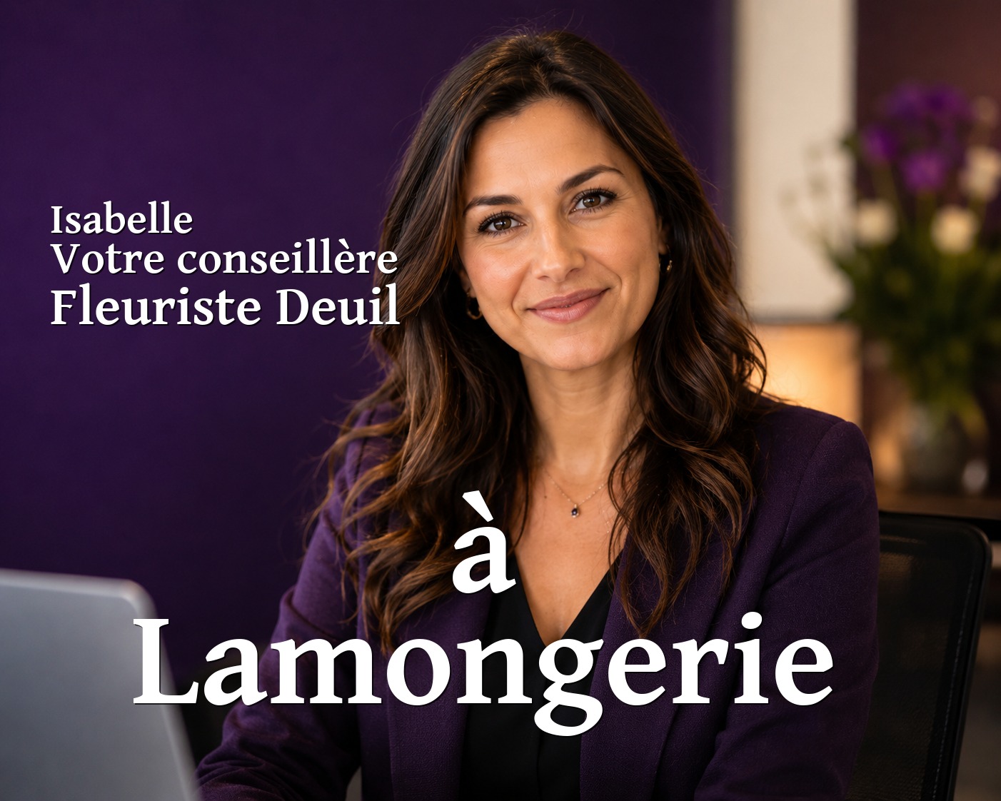 Isabelle, votre conseillère Fleuriste Deuil à Lamongerie