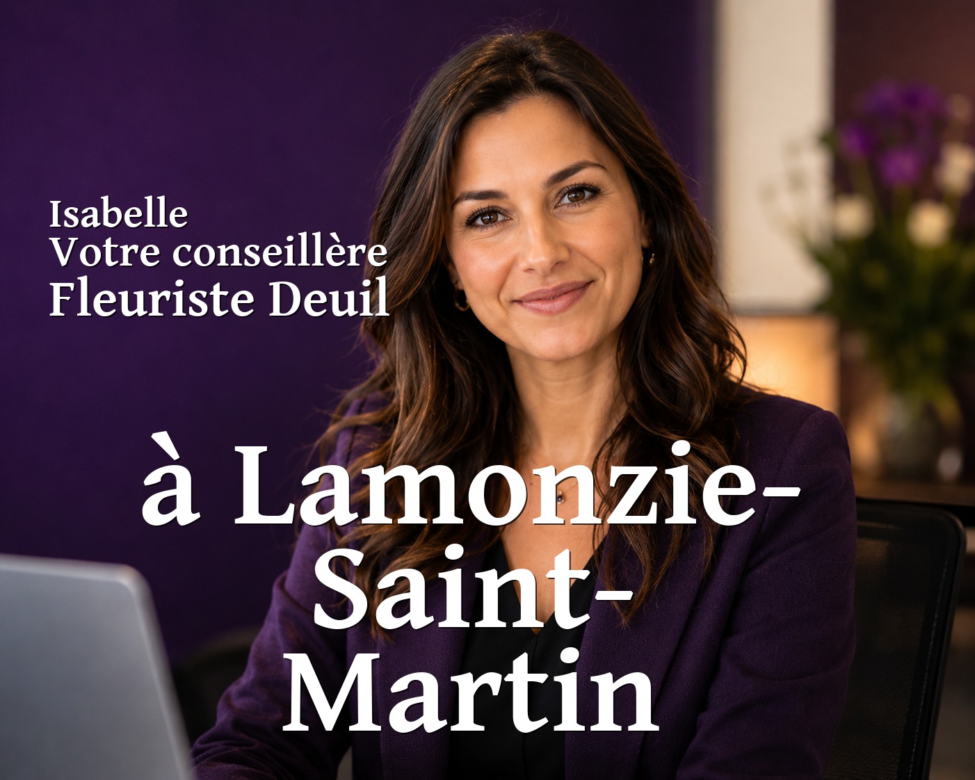 Isabelle, votre conseillère Fleuriste Deuil à Lamonzie-Saint-Martin