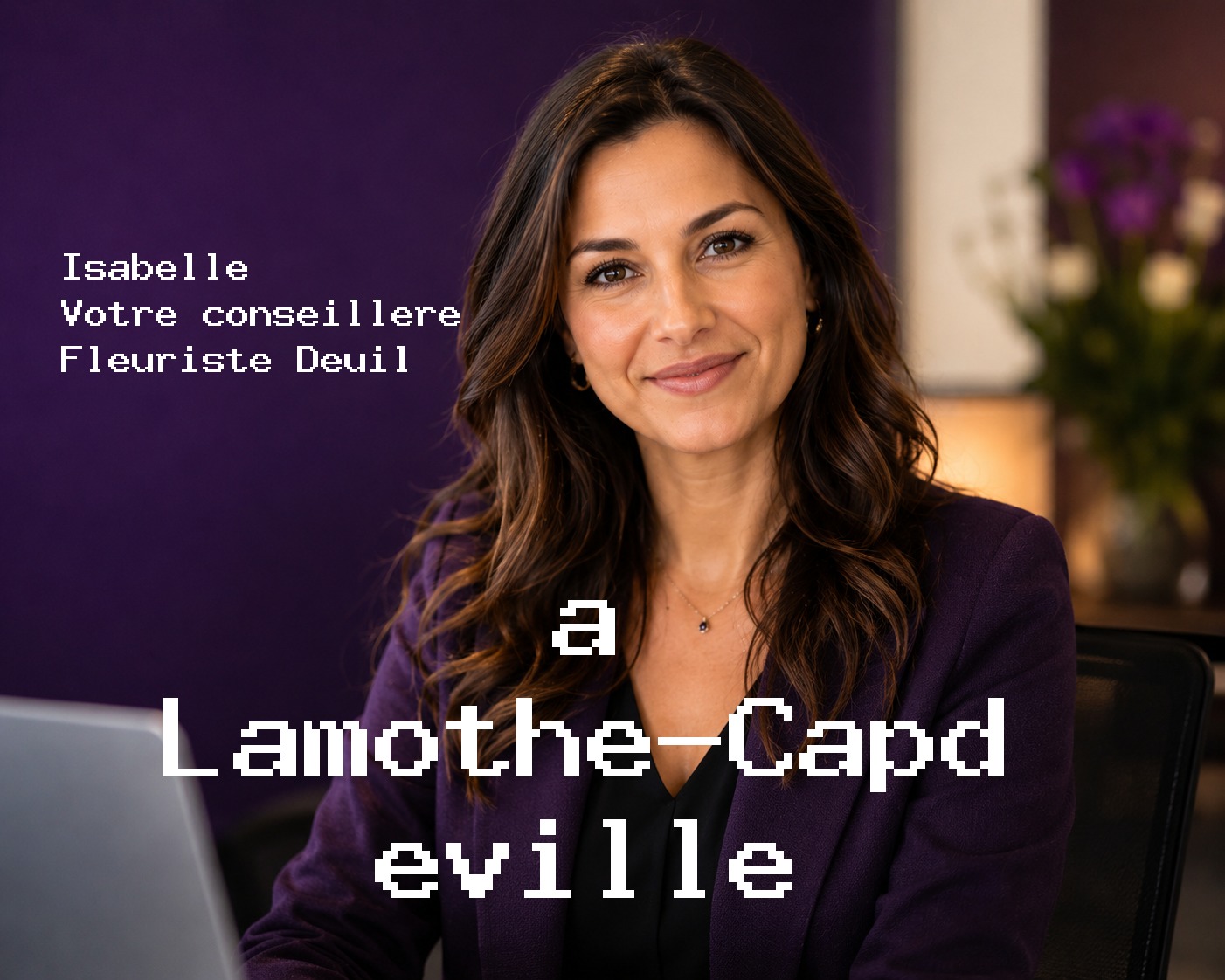 Isabelle, votre conseillère Fleuriste Deuil à Lamothe-Capdeville