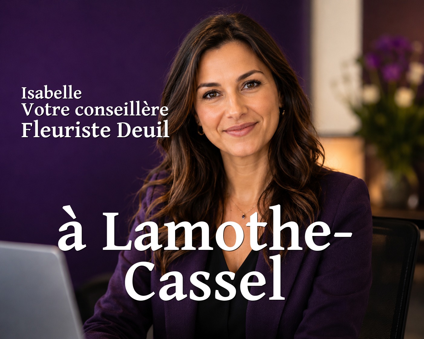 Isabelle, votre conseillère Fleuriste Deuil à Lamothe-Cassel