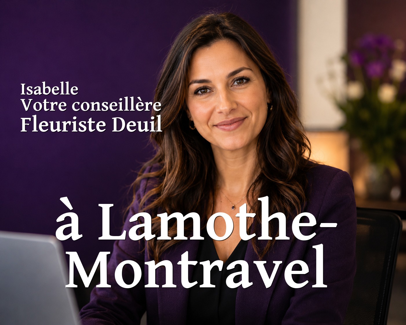 Isabelle, votre conseillère Fleuriste Deuil à Lamothe-Montravel