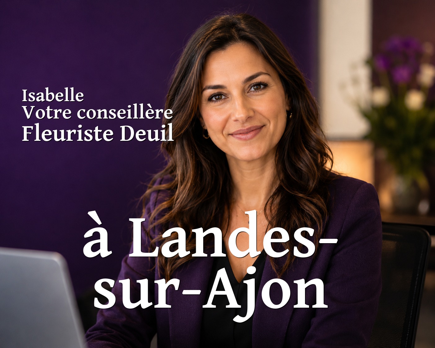 Isabelle, votre conseillère Fleuriste Deuil à Landes-sur-Ajon