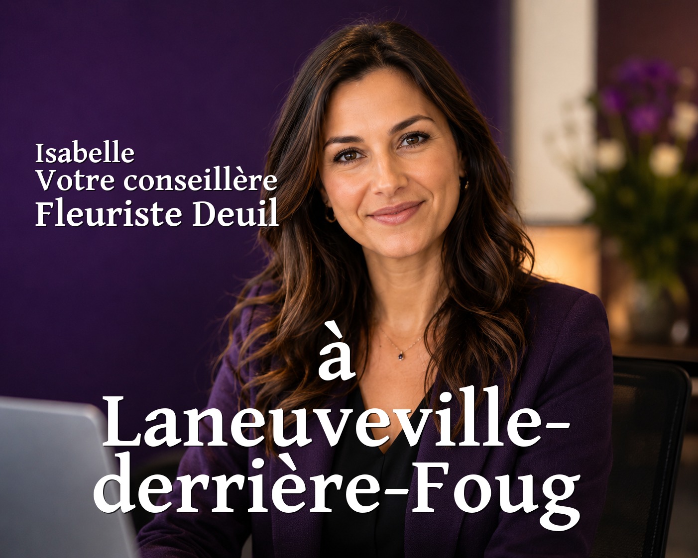 Isabelle, votre conseillère Fleuriste Deuil à Laneuveville-derrière-Foug