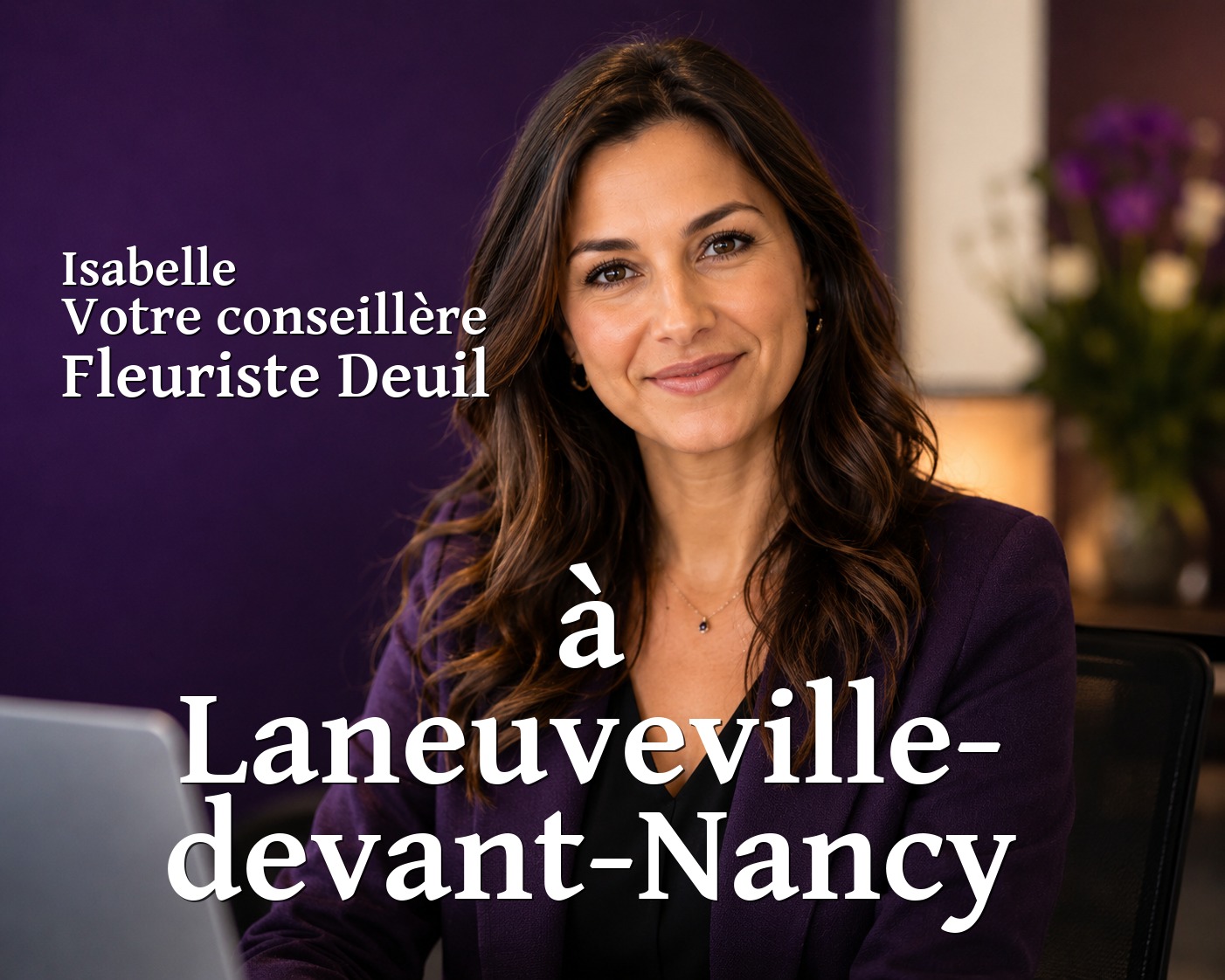 Isabelle, votre conseillère Fleuriste Deuil à Laneuveville-devant-Nancy