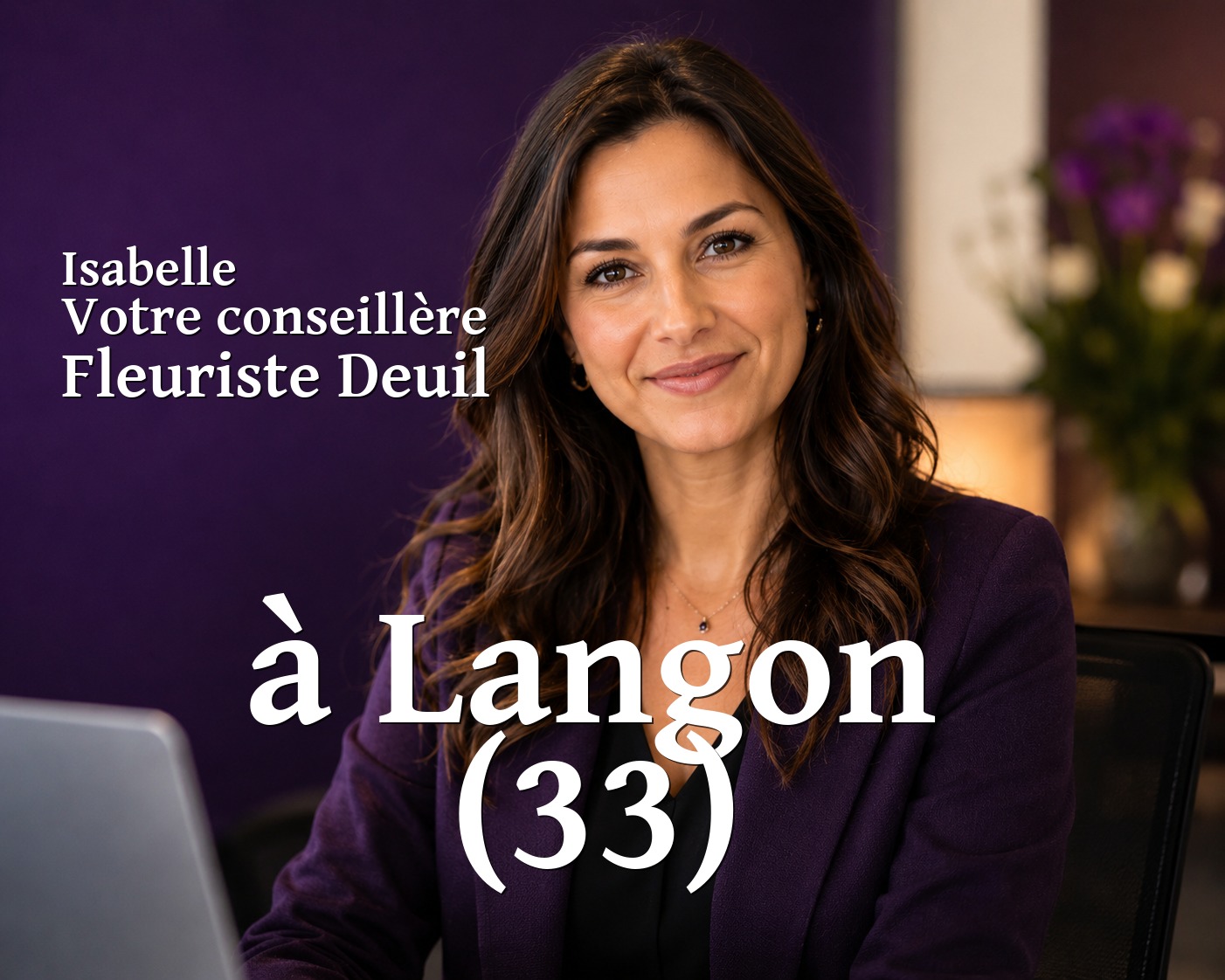 Isabelle, votre conseillère Fleuriste Deuil à Langon (33)