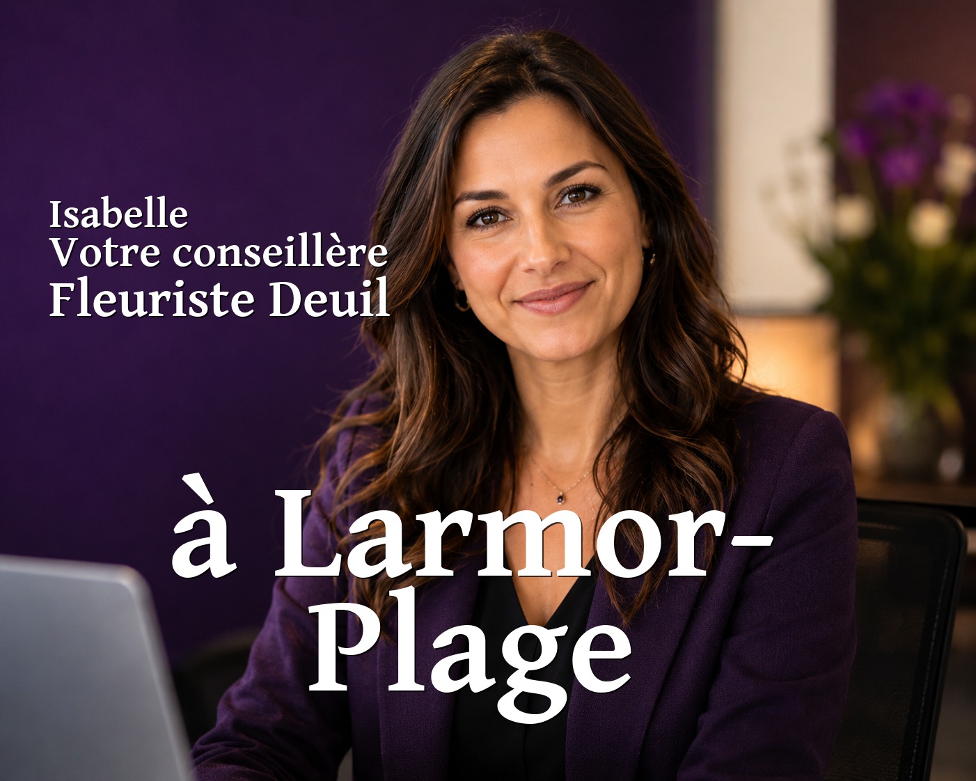 Isabelle, votre conseillère Fleuriste Deuil à Larmor-Plage