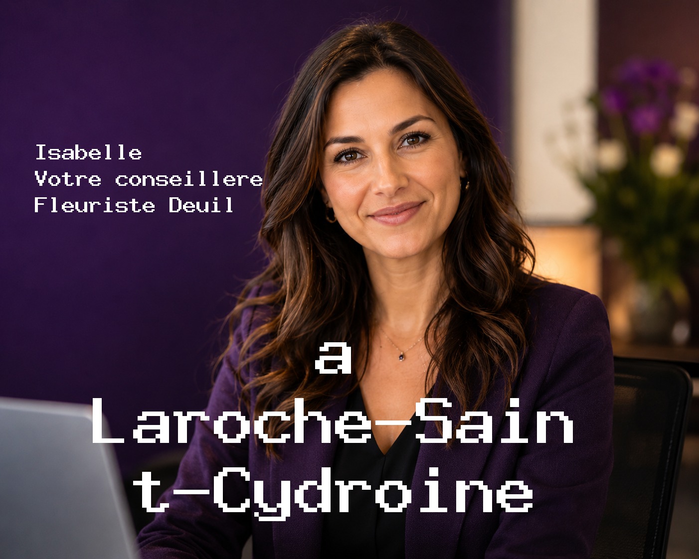 Isabelle, votre conseillère Fleuriste Deuil à Laroche-Saint-Cydroine