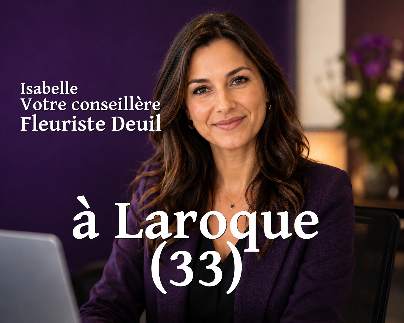 Isabelle, votre conseillère Fleuriste Deuil à Laroque (33)
