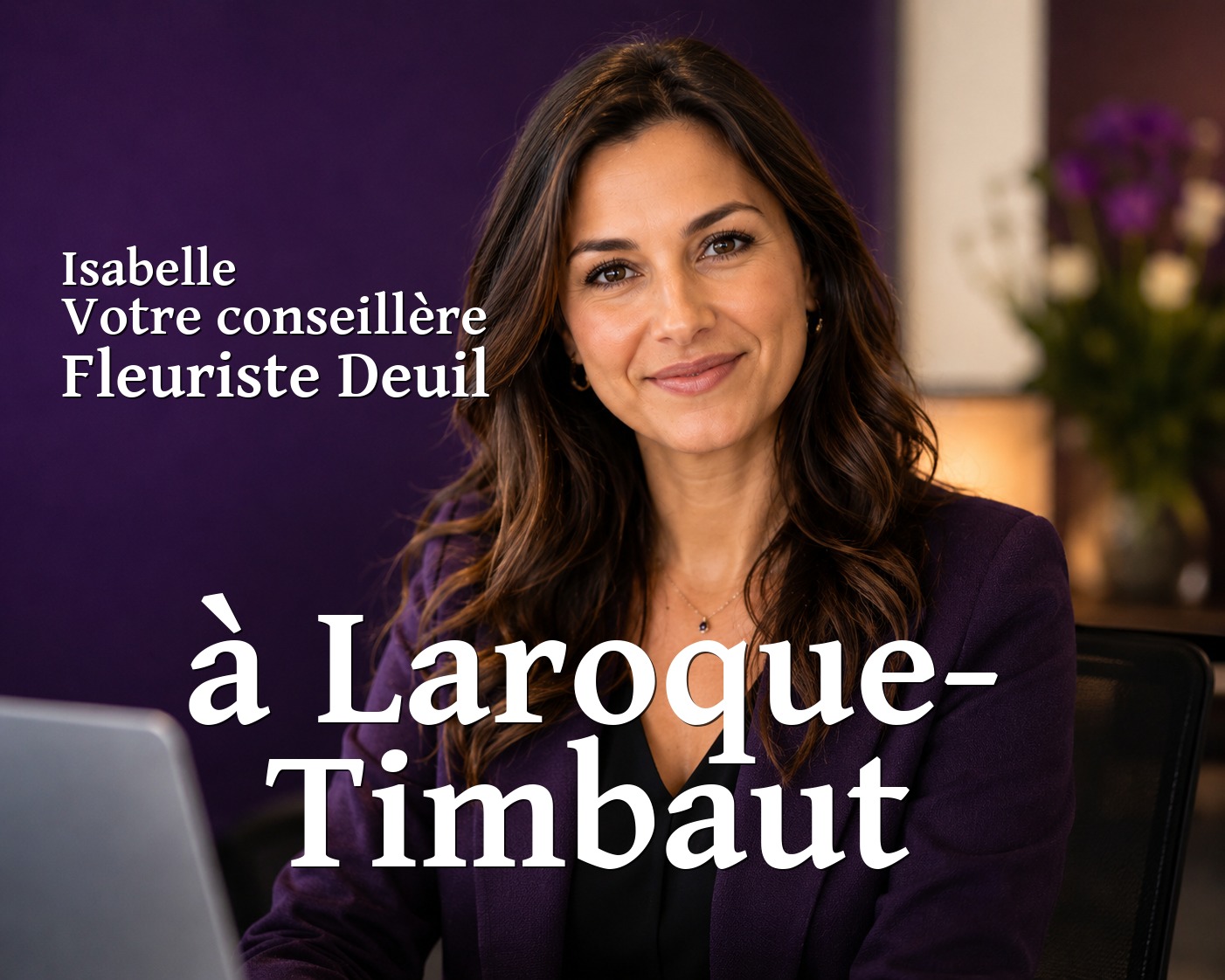 Isabelle, votre conseillère Fleuriste Deuil à Laroque-Timbaut