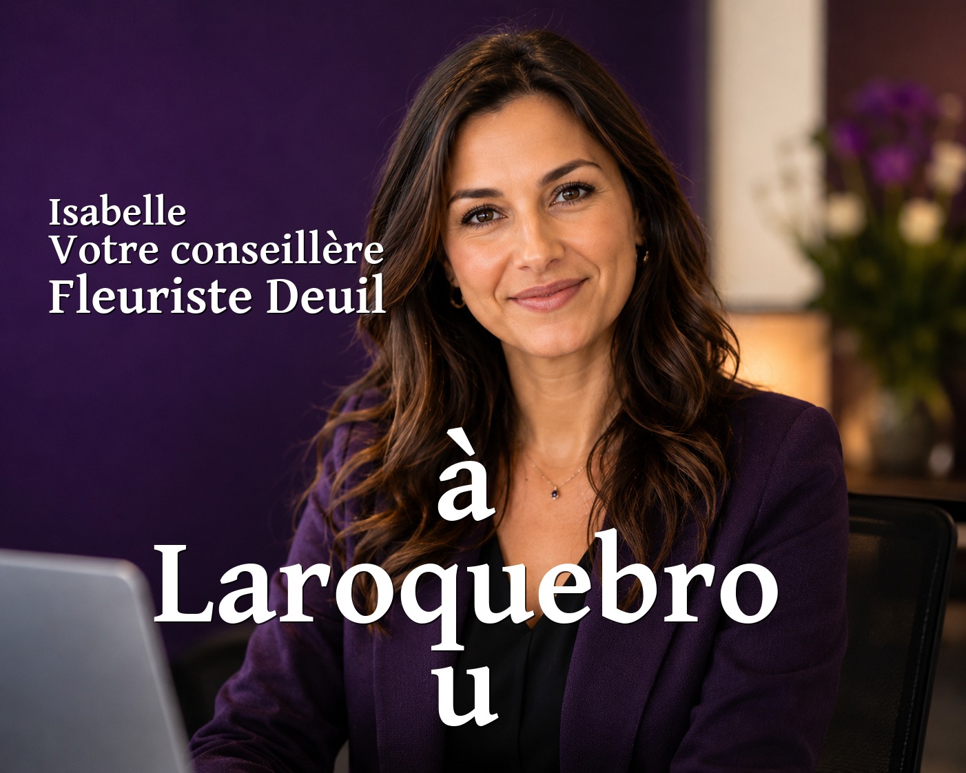 Isabelle, votre conseillère Fleuriste Deuil à Laroquebrou