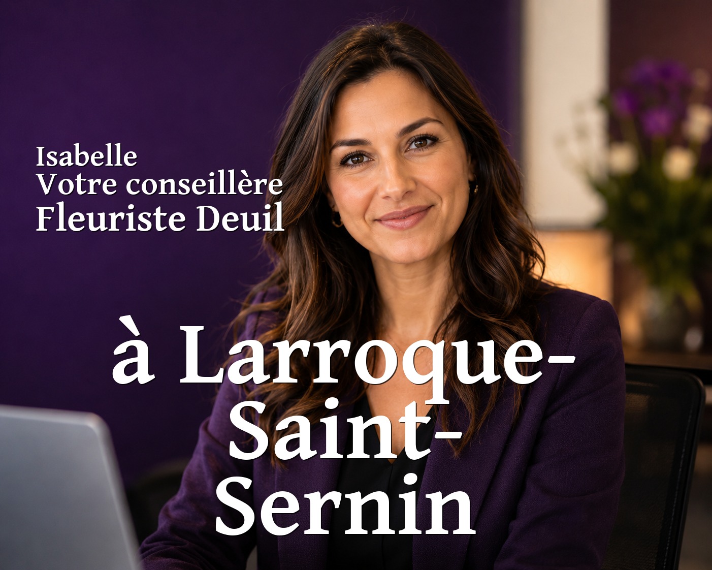 Isabelle, votre conseillère Fleuriste Deuil à Larroque-Saint-Sernin