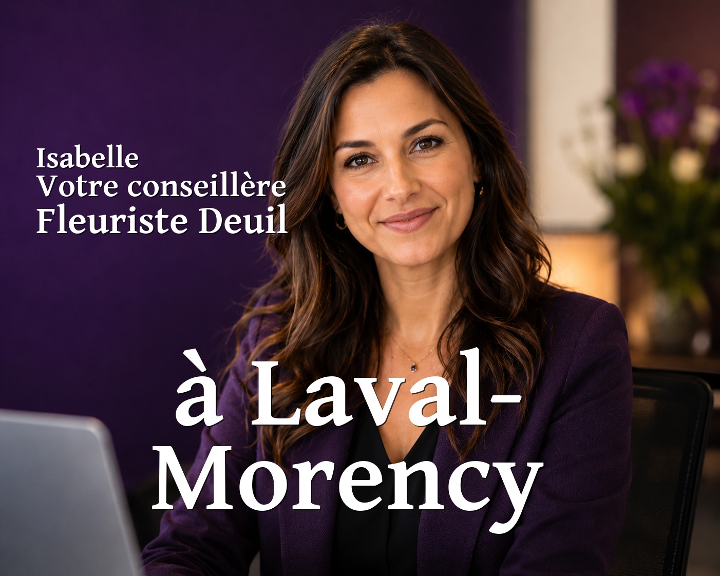 Isabelle, votre conseillère Fleuriste Deuil à Laval-Morency