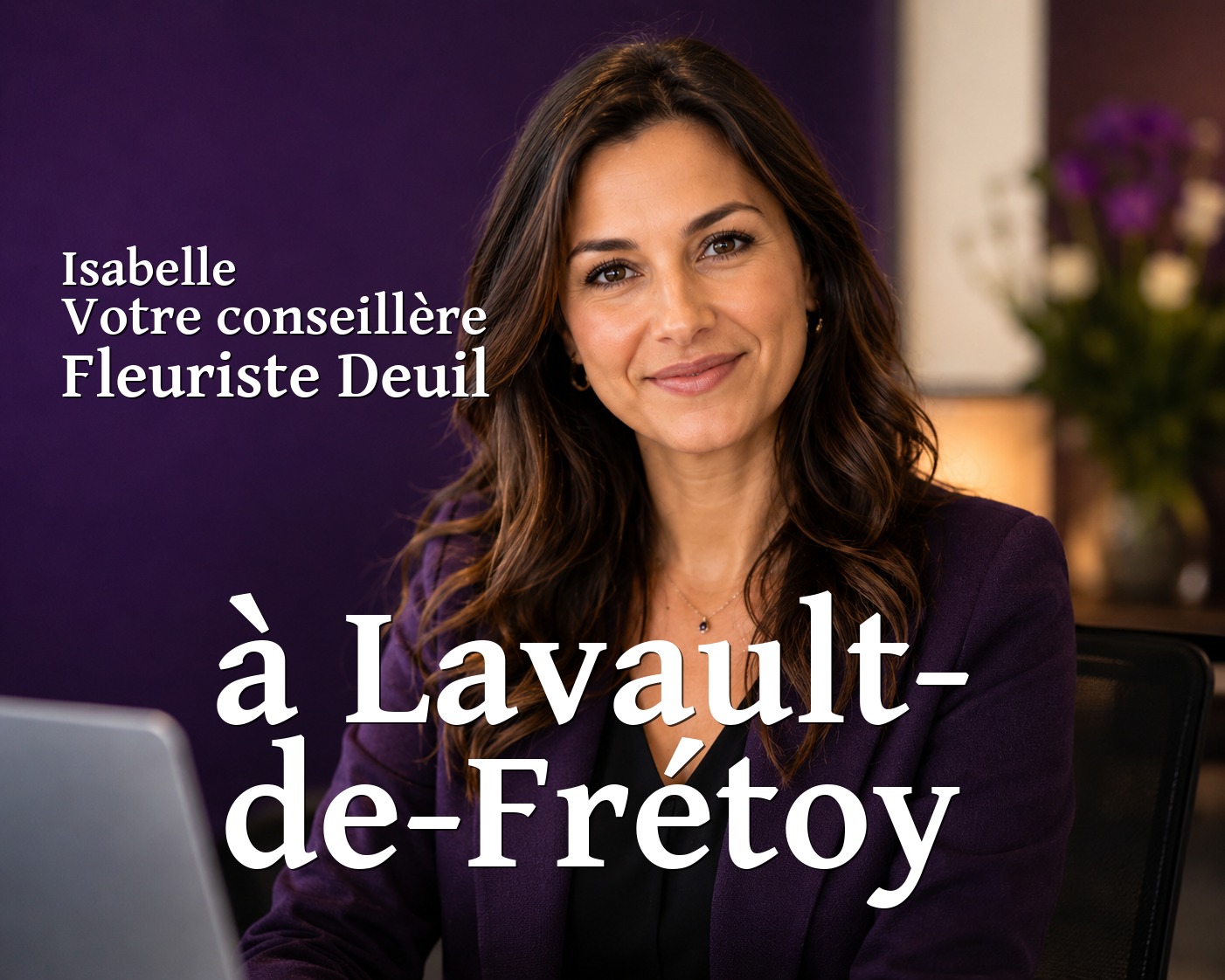 Isabelle, votre conseillère Fleuriste Deuil à Lavault-de-Frétoy