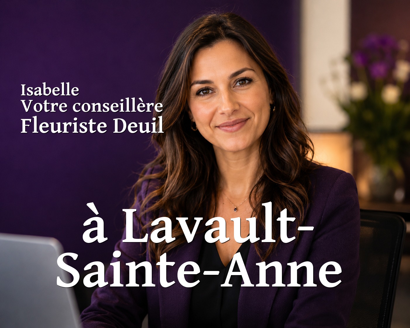 Isabelle, votre conseillère Fleuriste Deuil à Lavault-Sainte-Anne