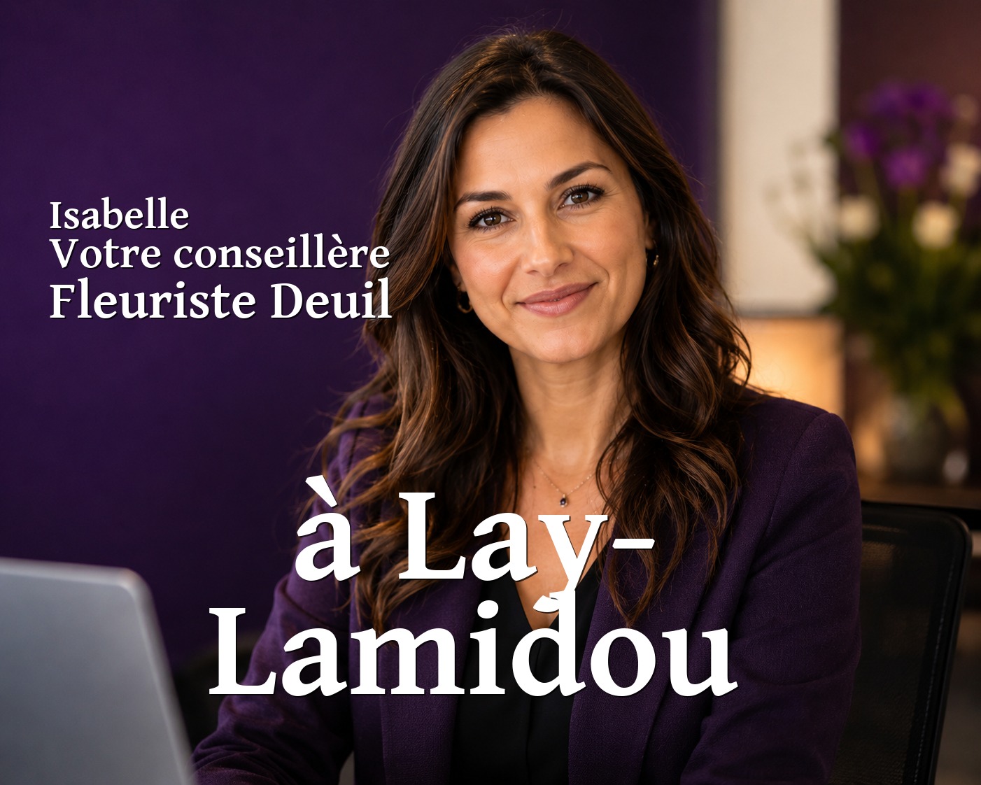 Isabelle, votre conseillère Fleuriste Deuil à Lay-Lamidou