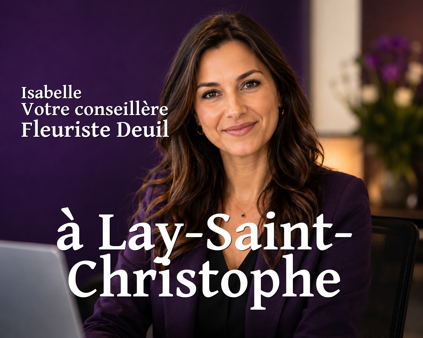 Isabelle, votre conseillère Fleuriste Deuil à Lay-Saint-Christophe