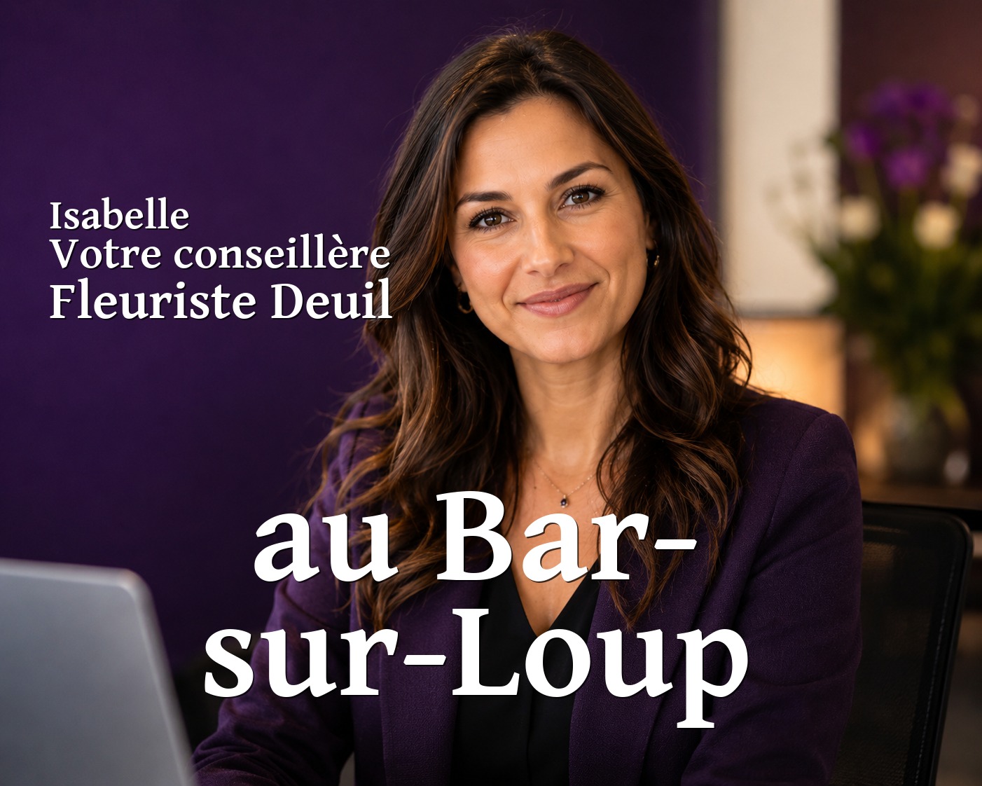 Isabelle, votre conseillère Fleuriste Deuil au Bar-sur-Loup