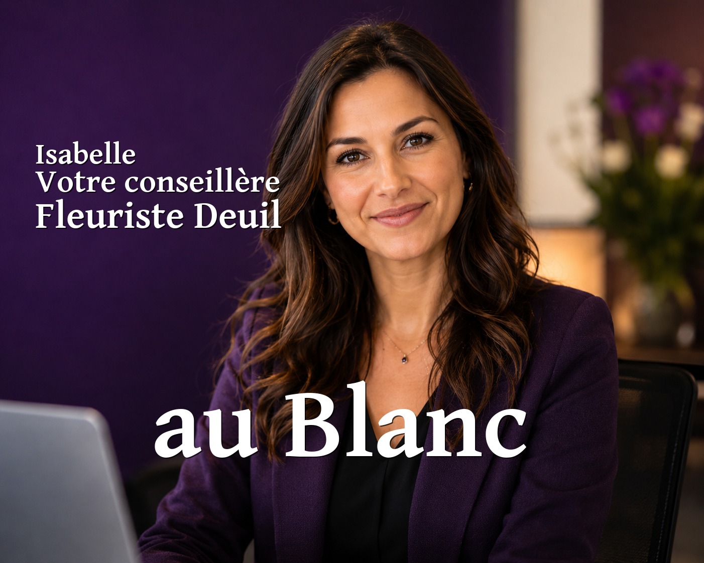 Isabelle, votre conseillère Fleuriste Deuil au Blanc