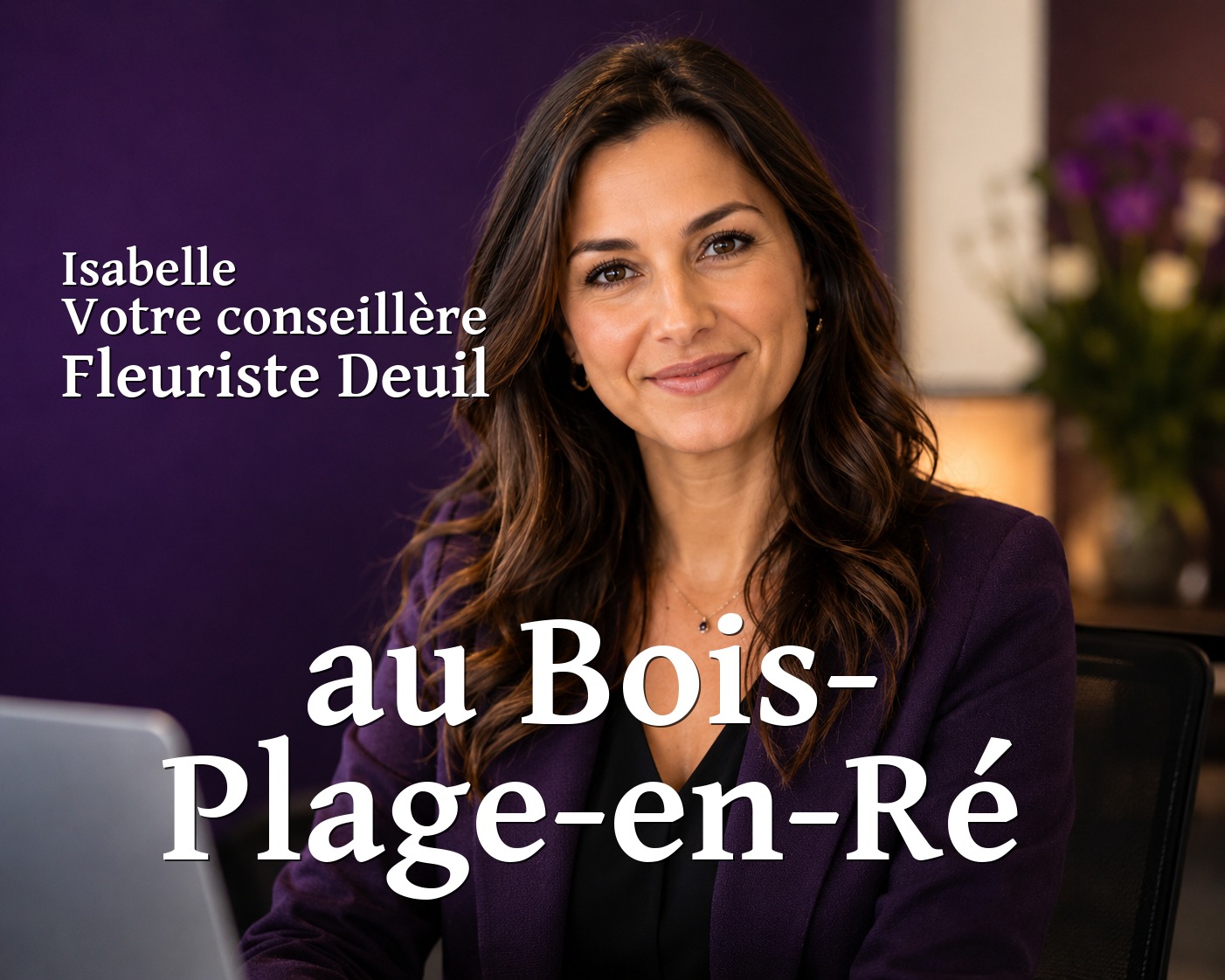 Isabelle, votre conseillère Fleuriste Deuil au Bois-Plage-en-Ré