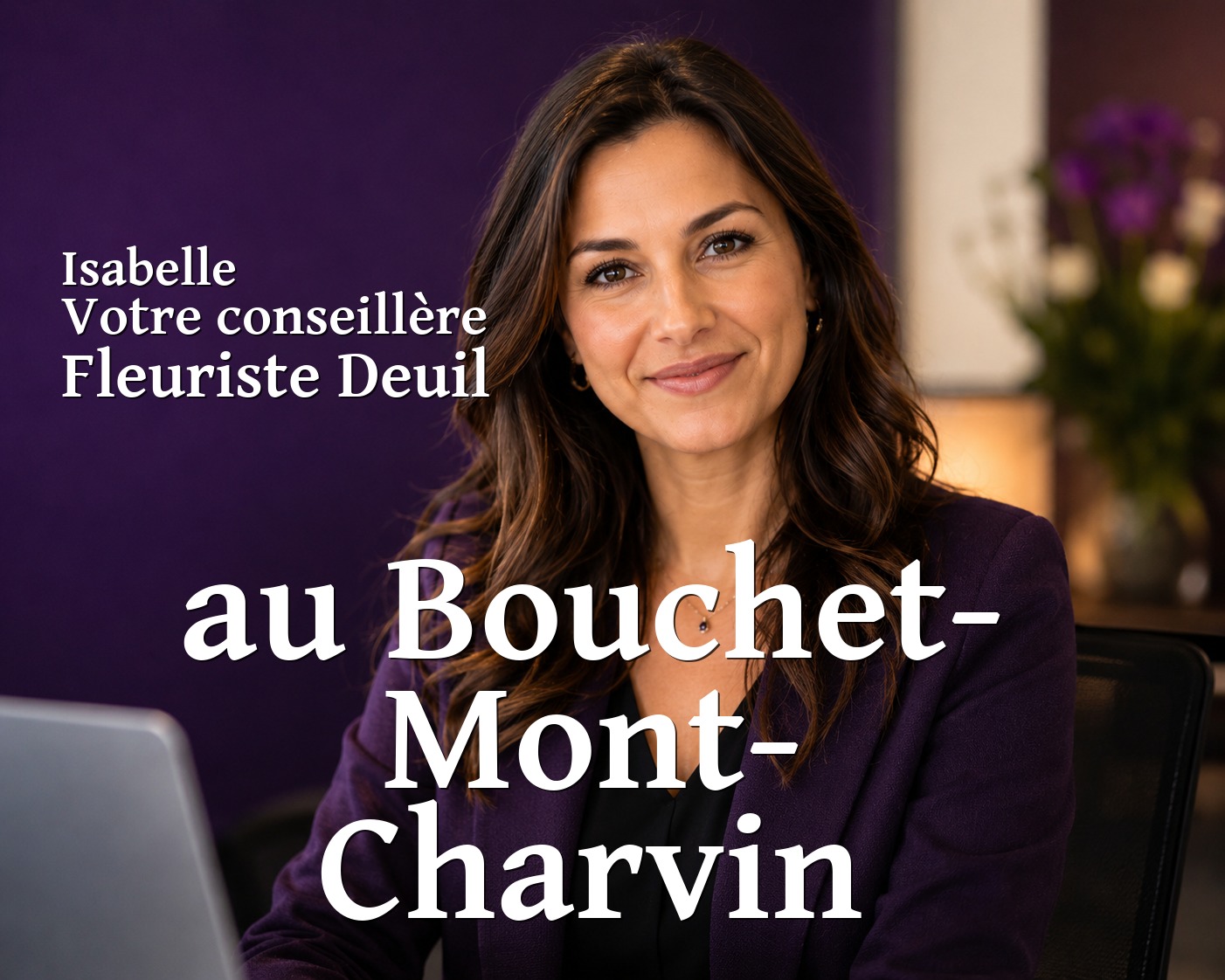 Isabelle, votre conseillère Fleuriste Deuil au Bouchet-Mont-Charvin