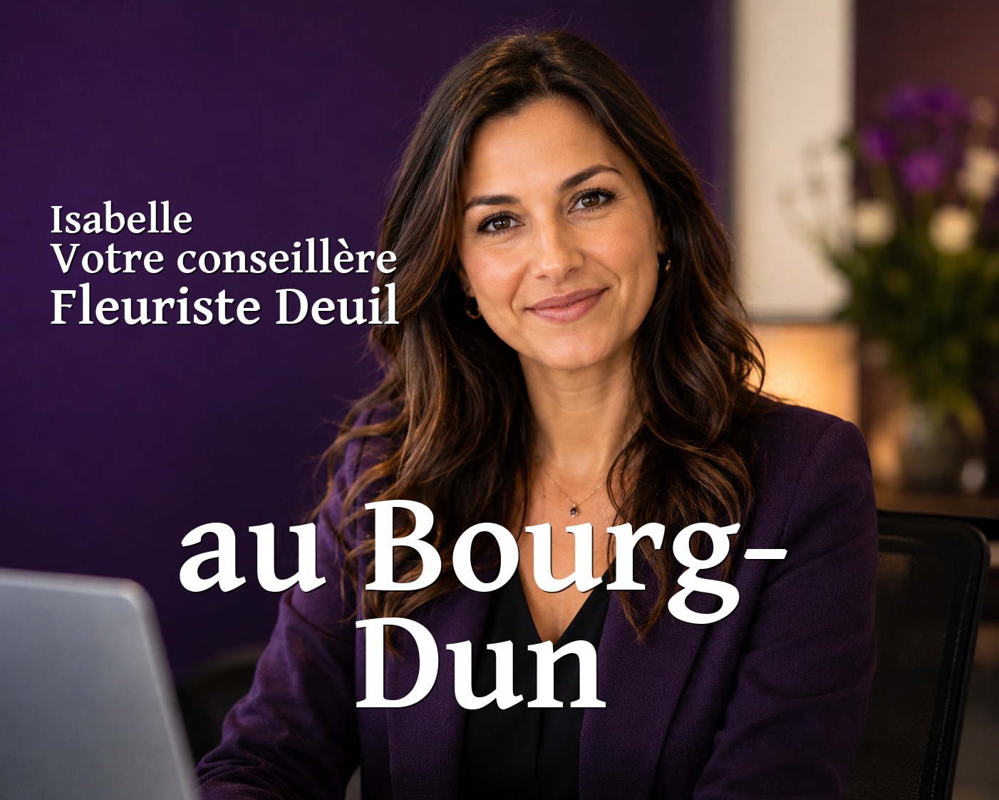 Isabelle, votre conseillère Fleuriste Deuil au Bourg-Dun