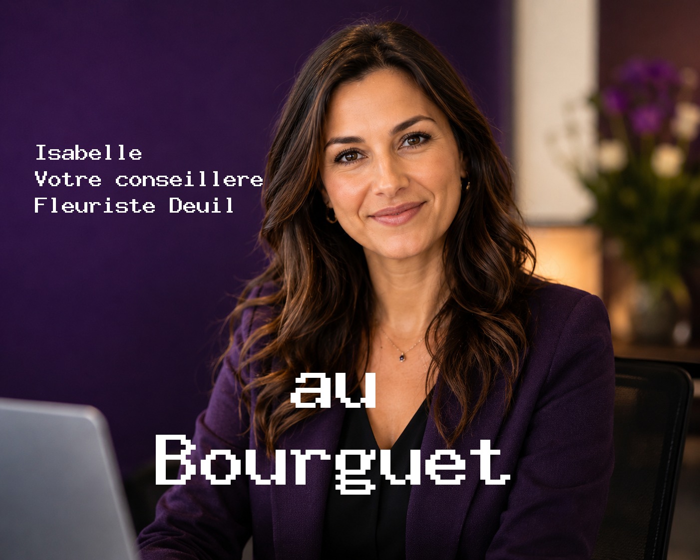 Isabelle, votre conseillère Fleuriste Deuil au Bourguet
