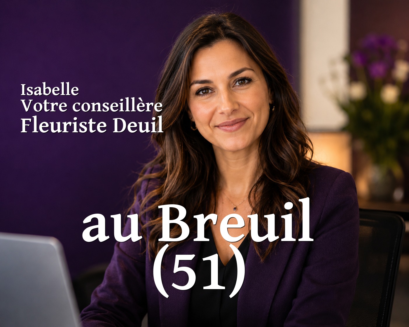 Isabelle, votre conseillère Fleuriste Deuil au Breuil (51)