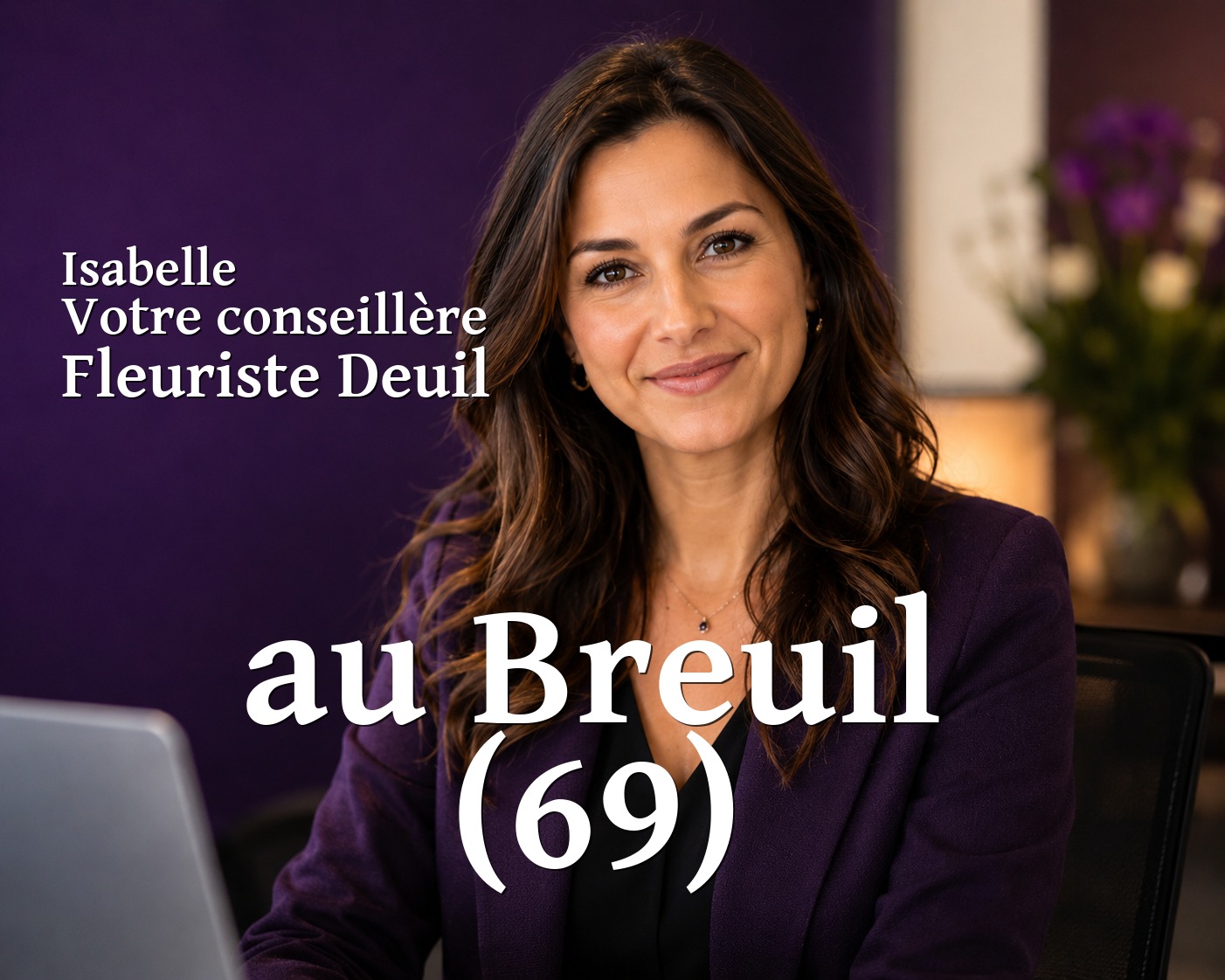 Isabelle, votre conseillère Fleuriste Deuil au Breuil (69)