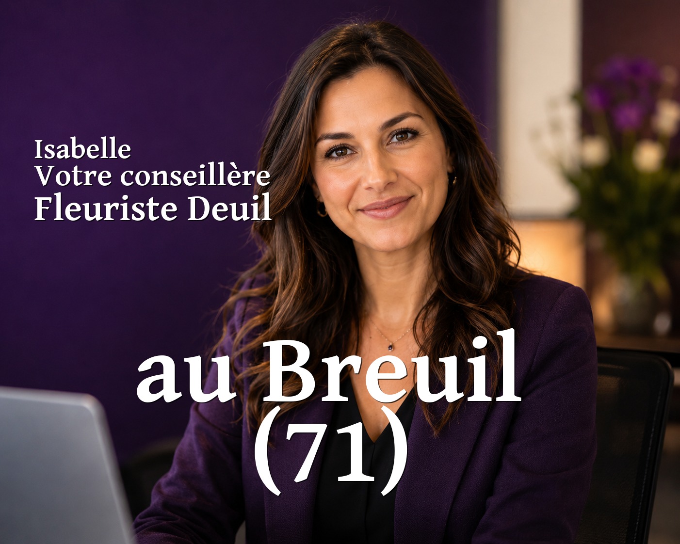 Isabelle, votre conseillère Fleuriste Deuil au Breuil (71)