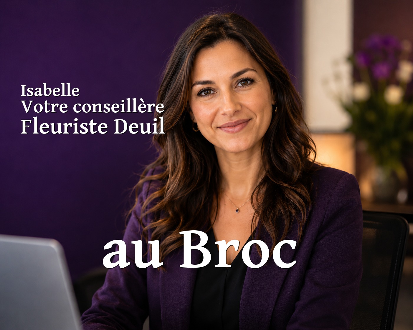 Isabelle, votre conseillère Fleuriste Deuil au Broc