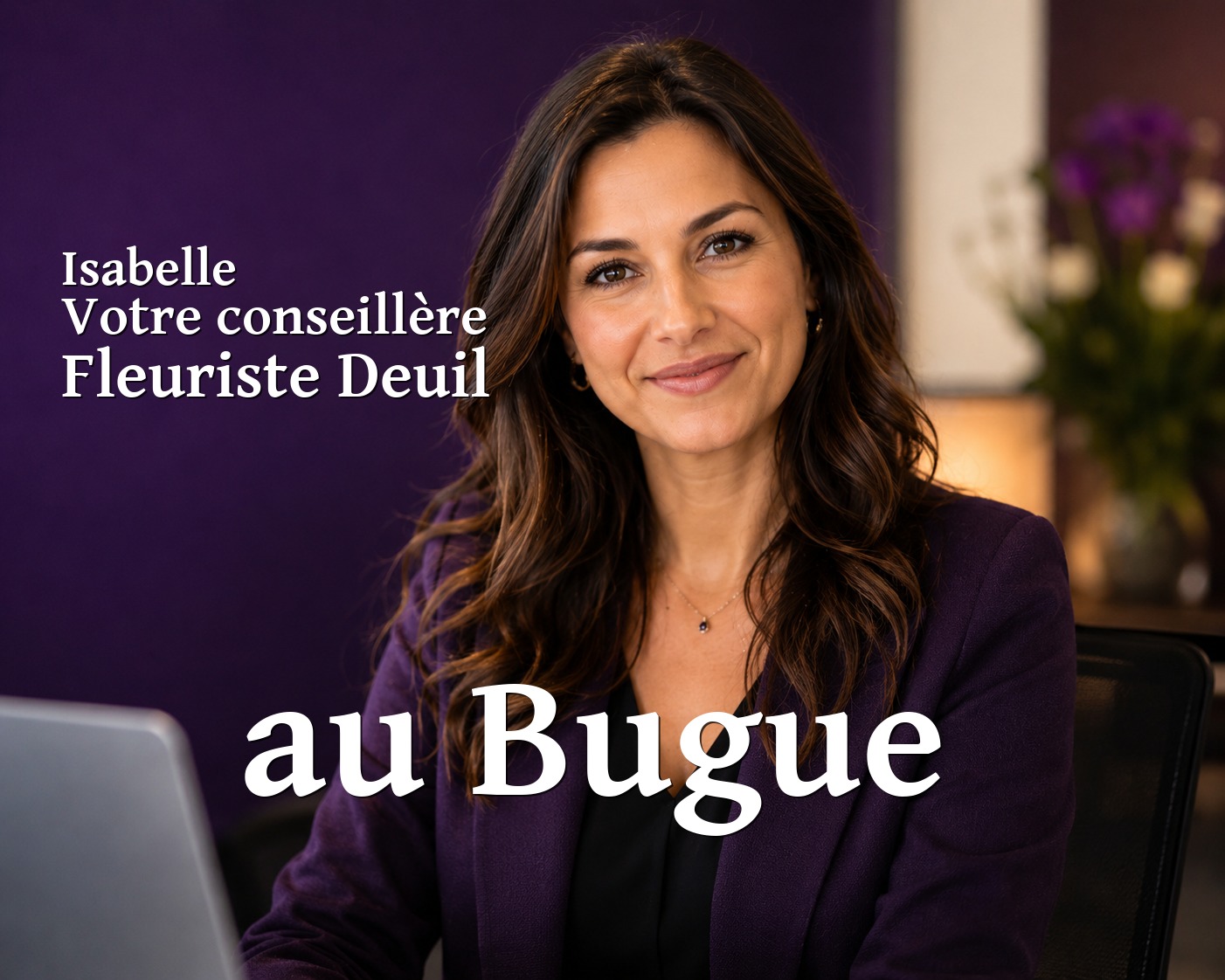 Isabelle, votre conseillère Fleuriste Deuil au Bugue