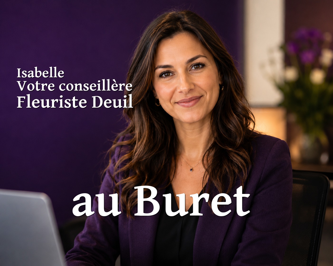 Isabelle, votre conseillère Fleuriste Deuil au Buret