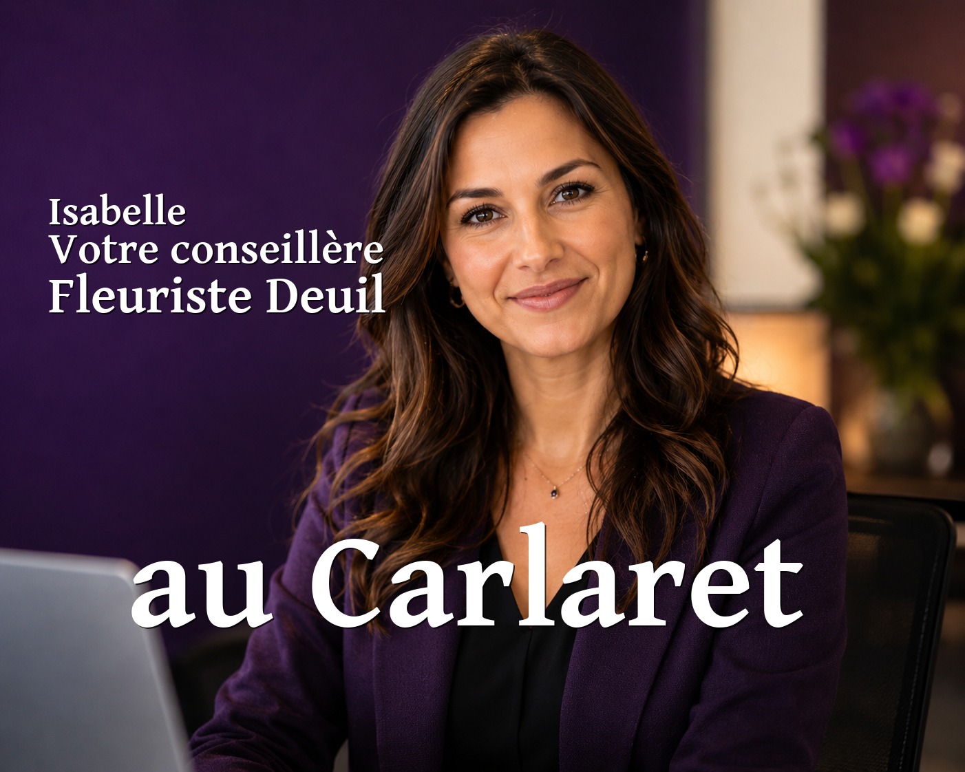 Isabelle, votre conseillère Fleuriste Deuil au Carlaret