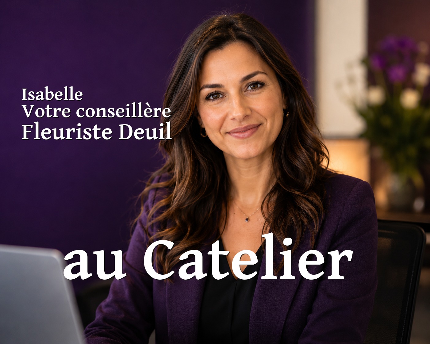 Isabelle, votre conseillère Fleuriste Deuil au Catelier