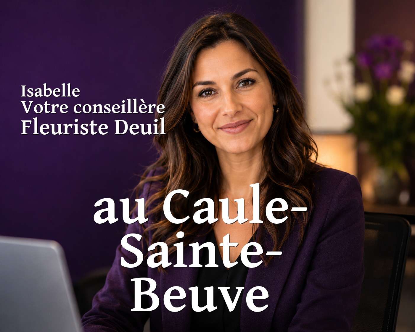 Isabelle, votre conseillère Fleuriste Deuil au Caule-Sainte-Beuve