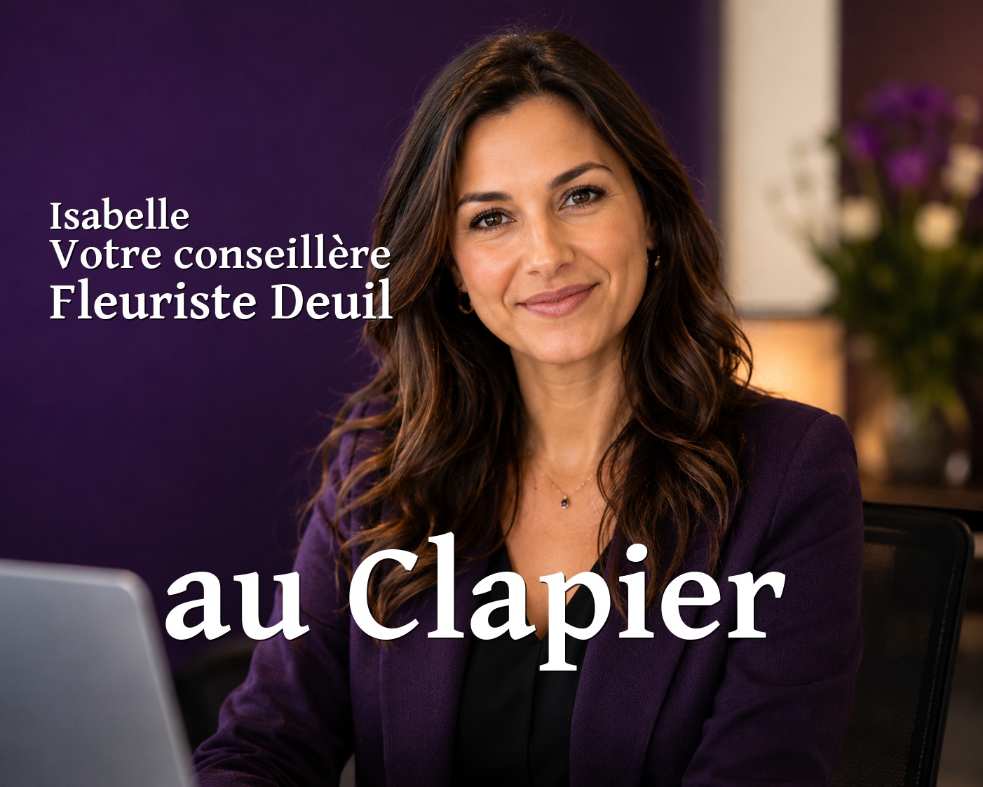 Isabelle, votre conseillère Fleuriste Deuil au Clapier