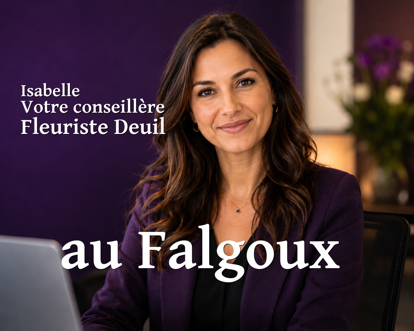 Isabelle, votre conseillère Fleuriste Deuil au Falgoux