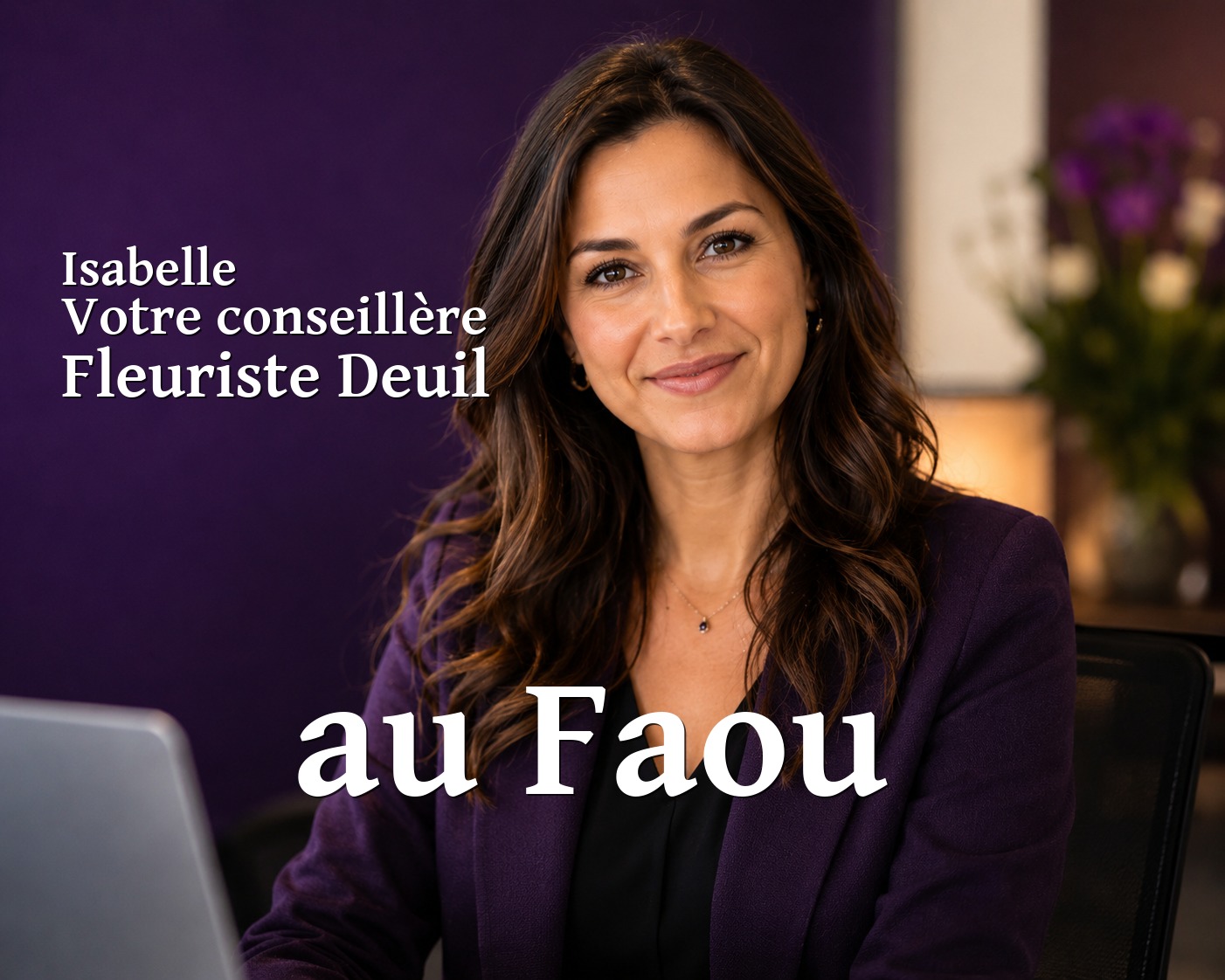 Isabelle, votre conseillère Fleuriste Deuil au Faou