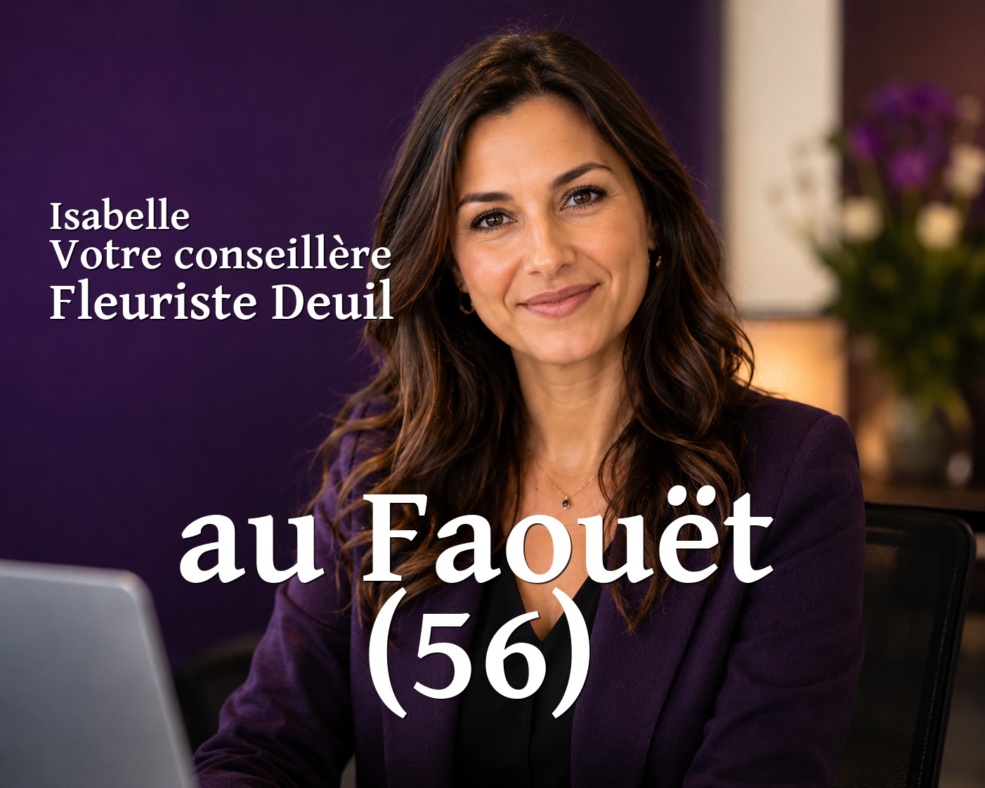 Isabelle, votre conseillère Fleuriste Deuil au Faouët (56)