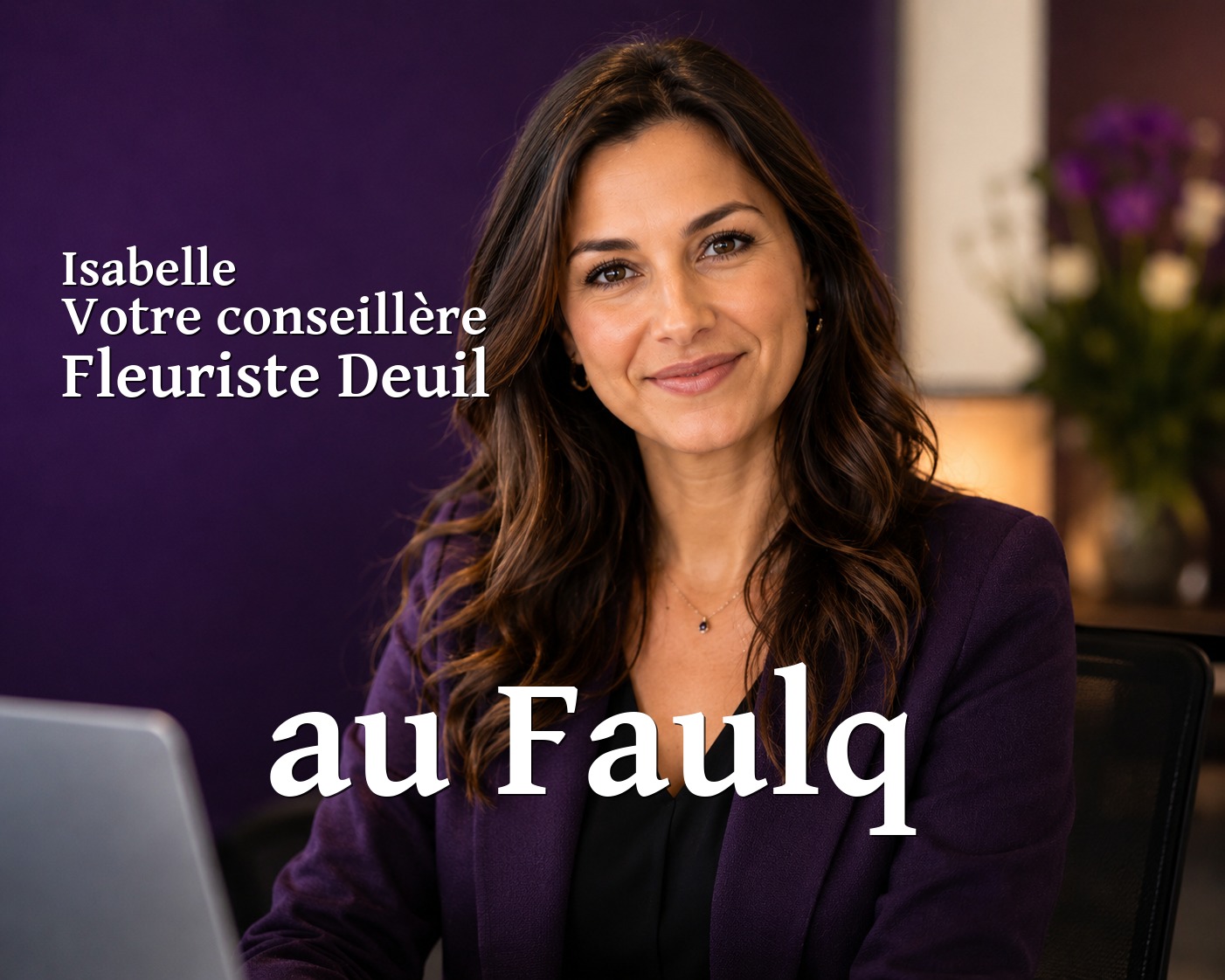 Isabelle, votre conseillère Fleuriste Deuil au Faulq