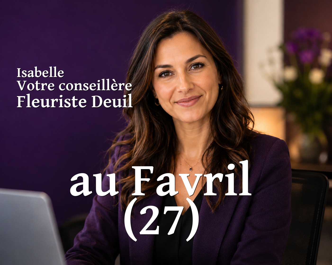 Isabelle, votre conseillère Fleuriste Deuil au Favril (27)