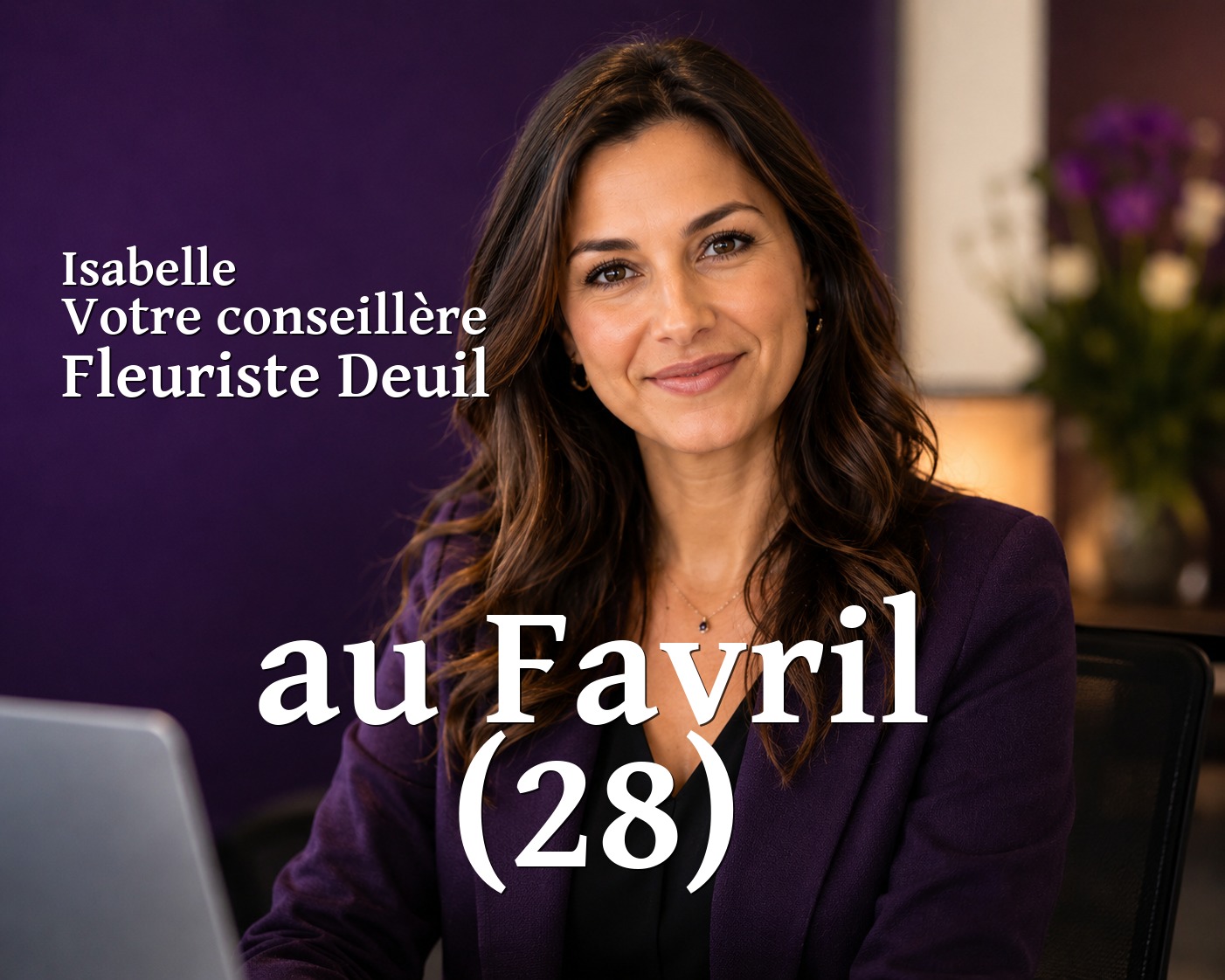 Isabelle, votre conseillère Fleuriste Deuil au Favril (28)