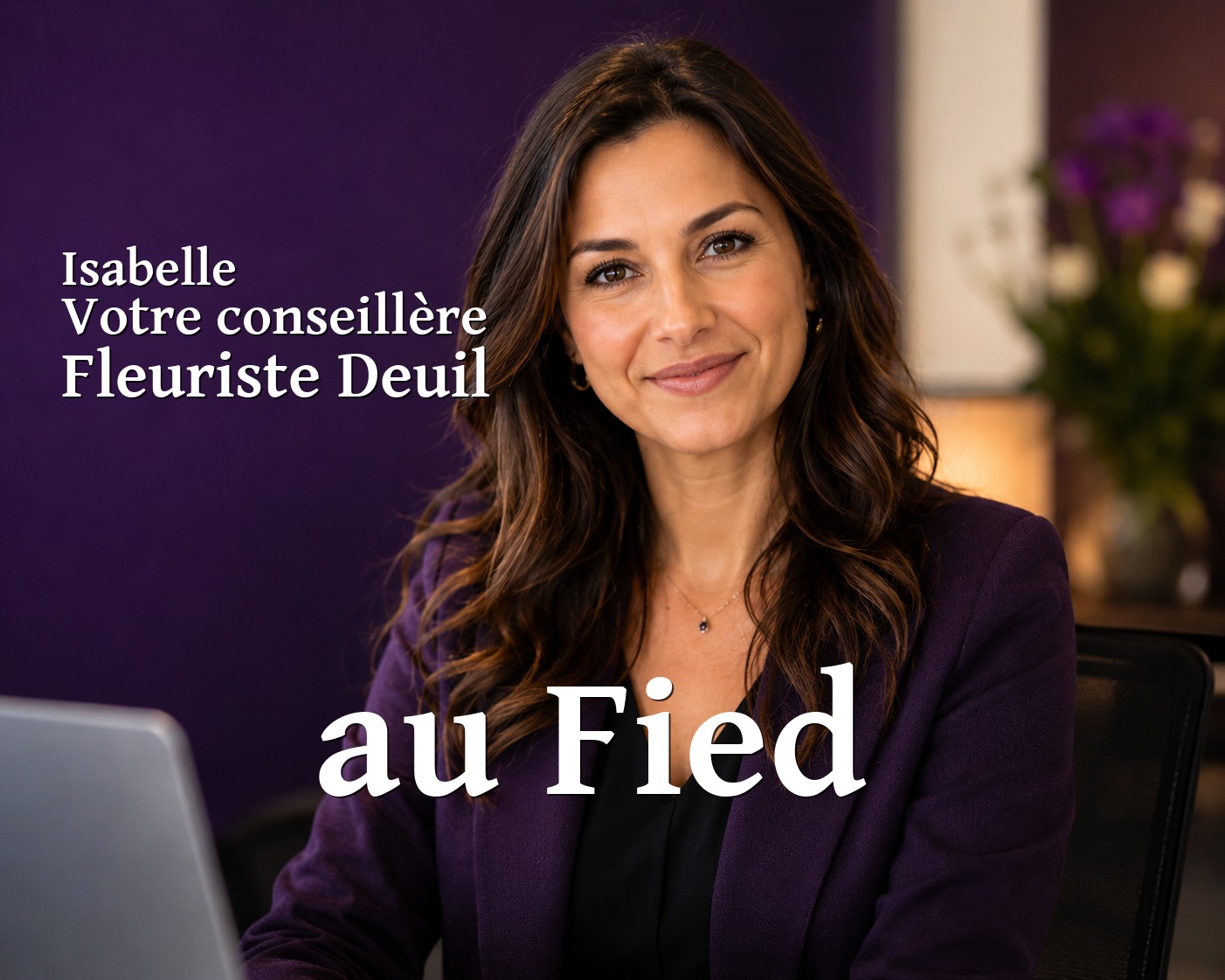 Isabelle, votre conseillère Fleuriste Deuil au Fied