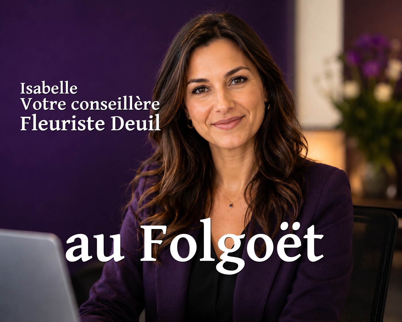 Isabelle, votre conseillère Fleuriste Deuil au Folgoët