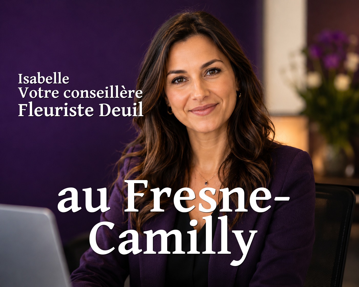 Isabelle, votre conseillère Fleuriste Deuil au Fresne-Camilly