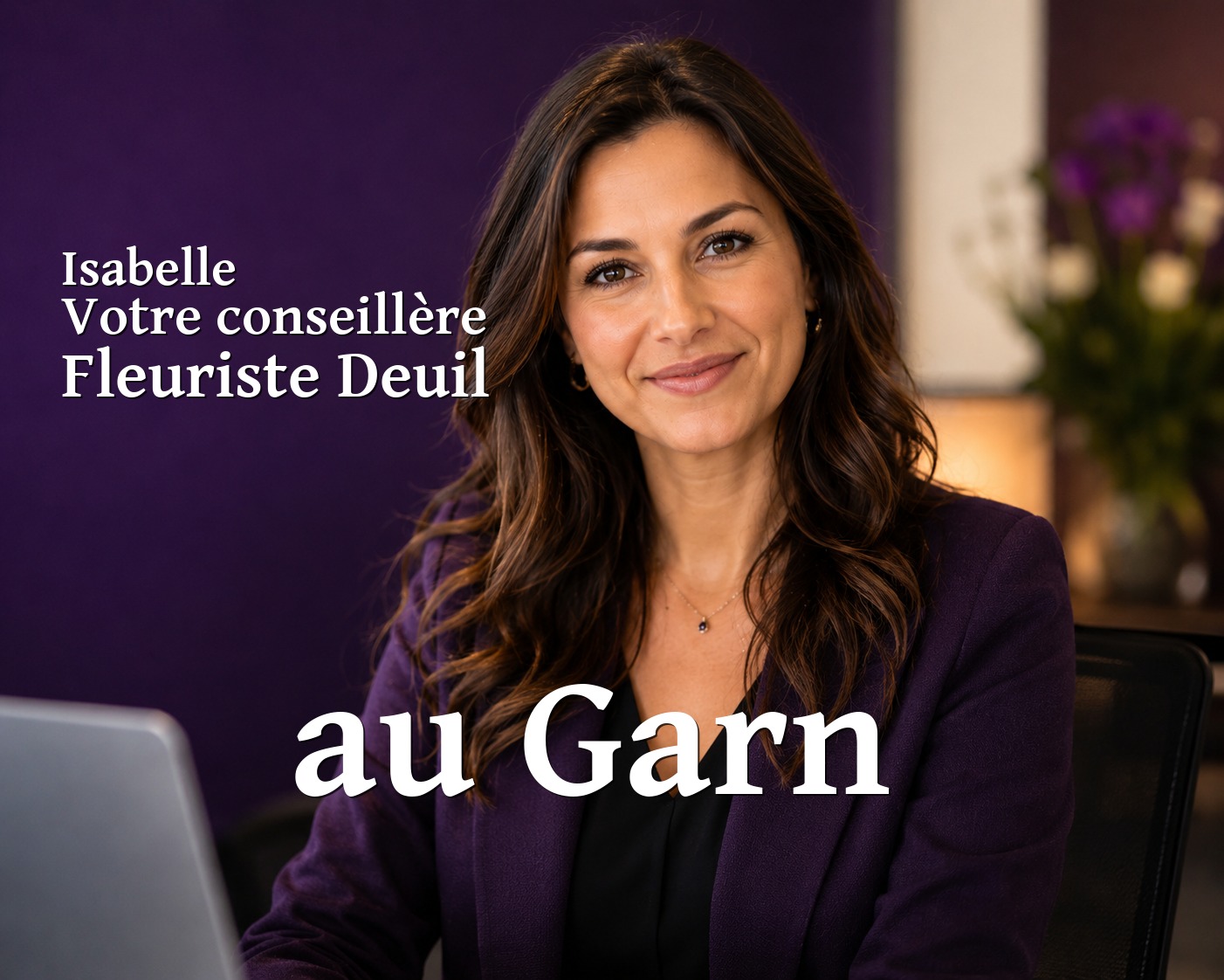 Isabelle, votre conseillère Fleuriste Deuil au Garn