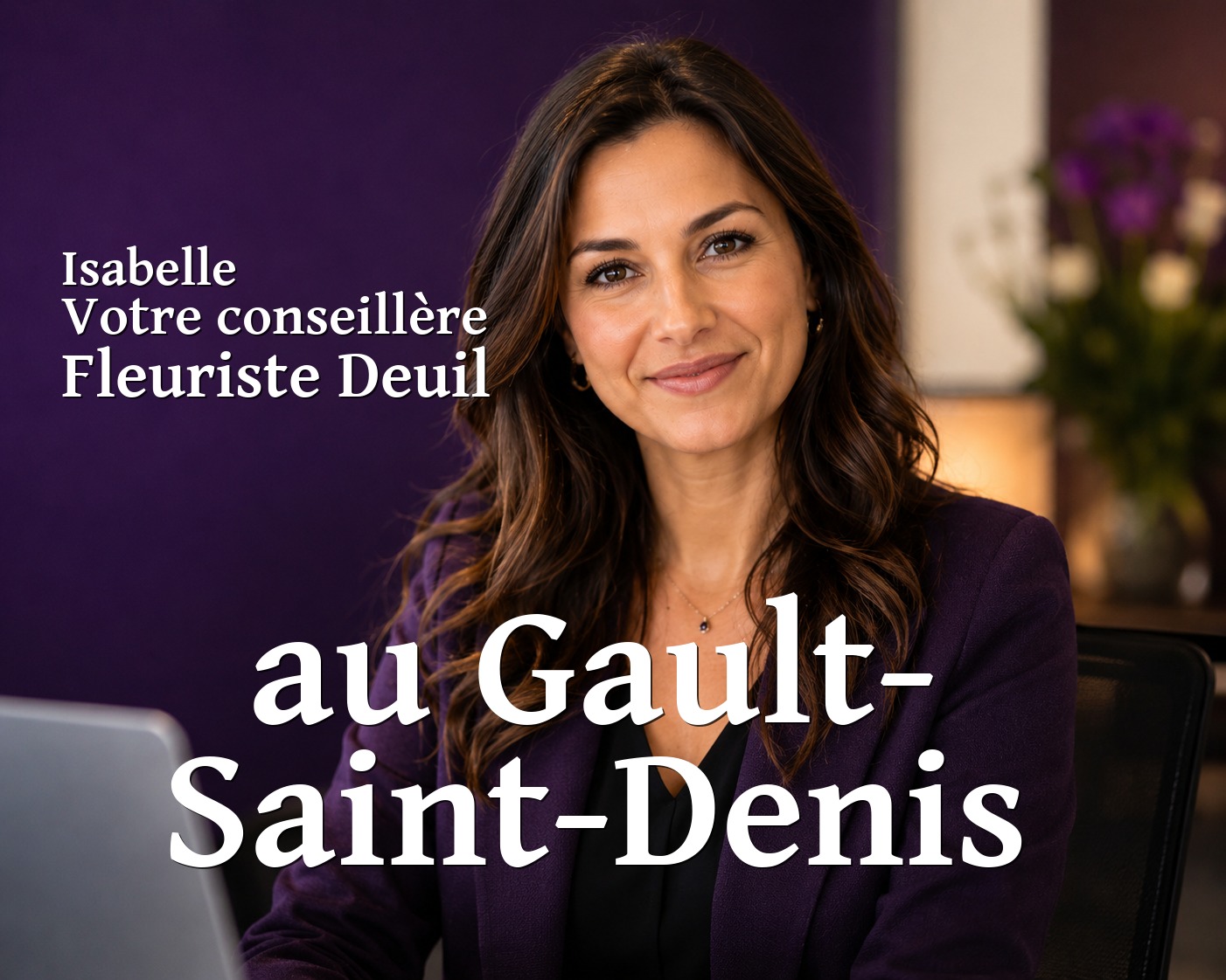 Isabelle, votre conseillère Fleuriste Deuil au Gault-Saint-Denis