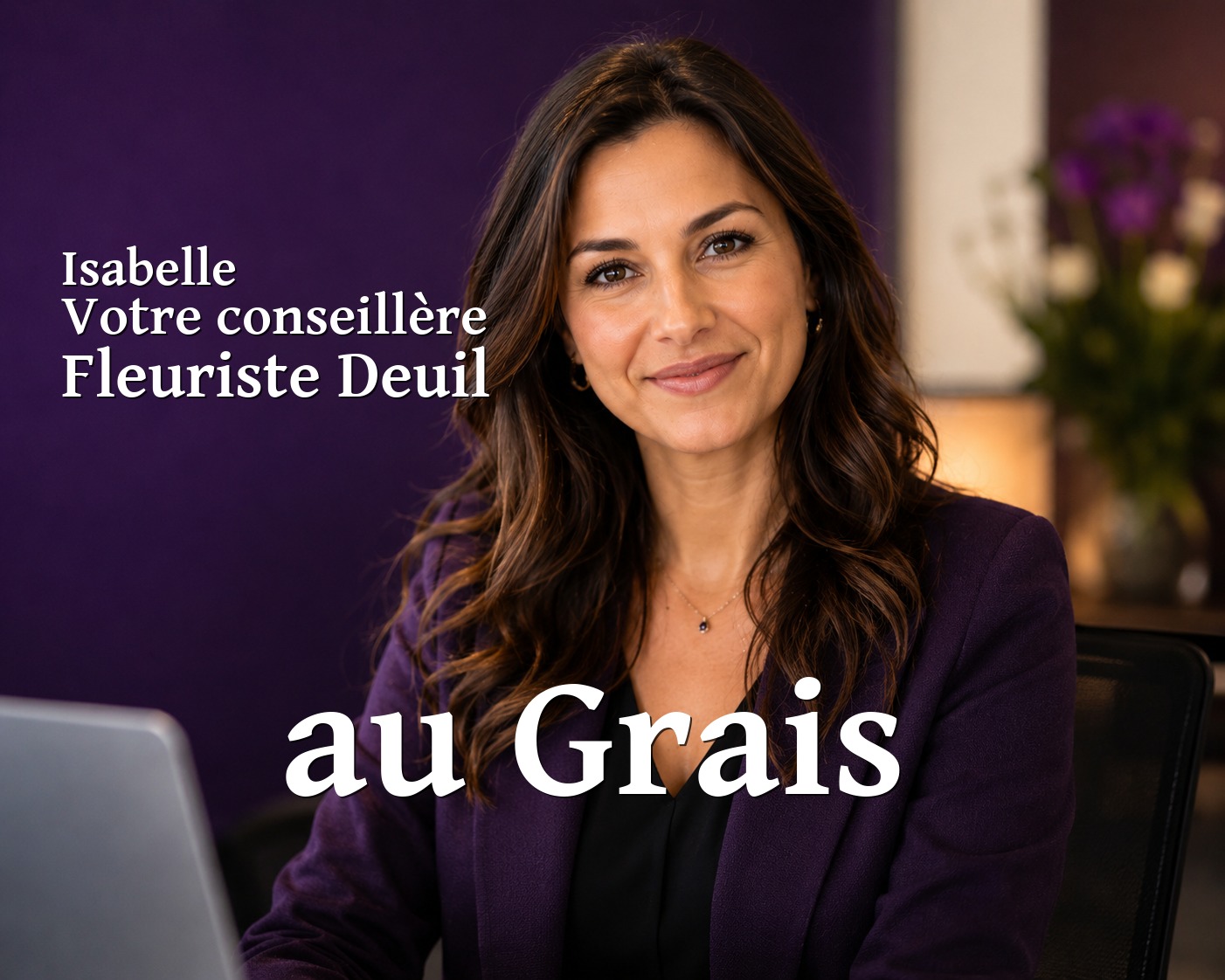 Isabelle, votre conseillère Fleuriste Deuil au Grais