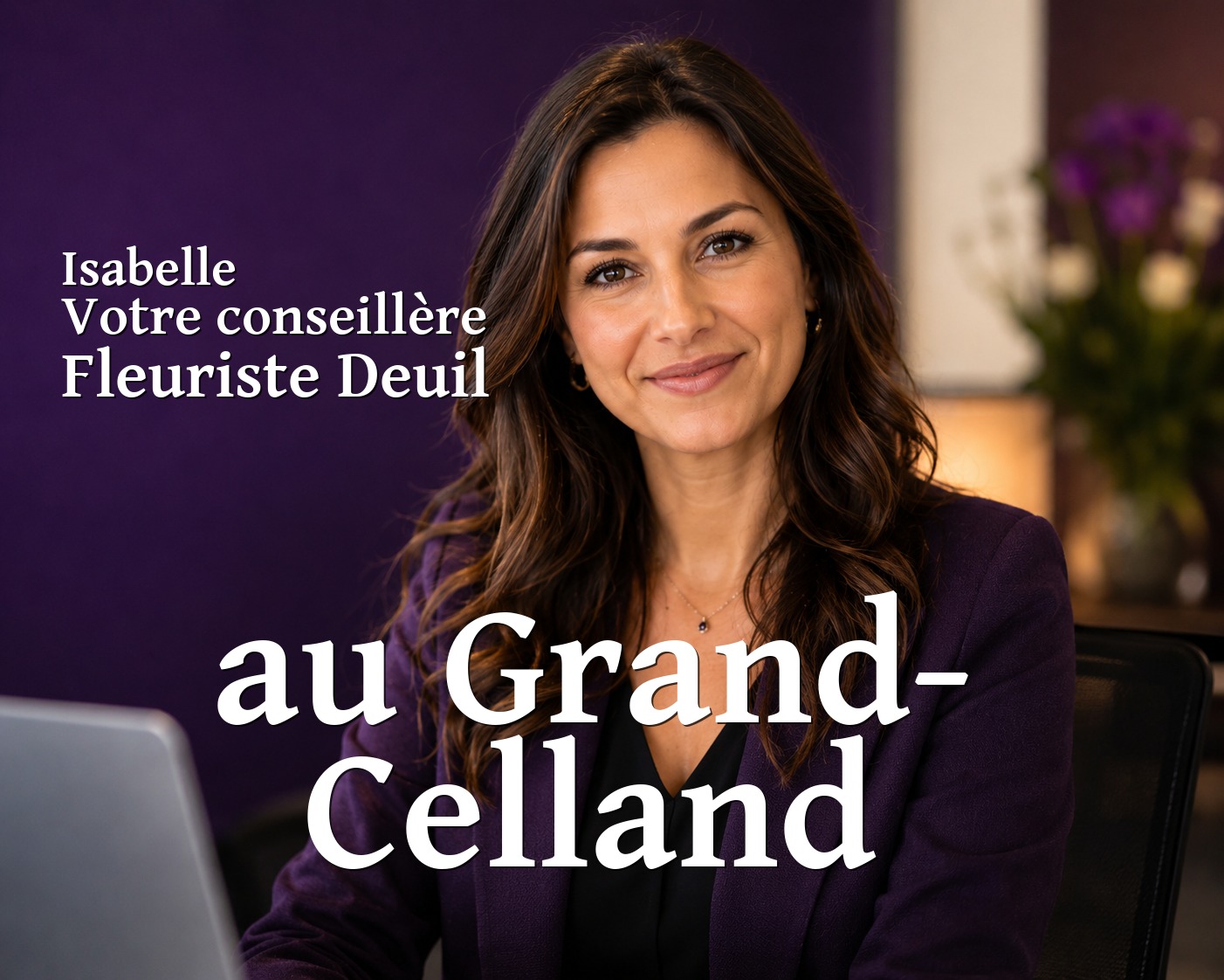 Isabelle, votre conseillère Fleuriste Deuil au Grand-Celland